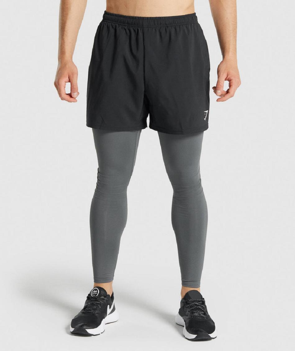 Leggins Gymshark Element Baselayer Hombre Gris | CO 3938NWY